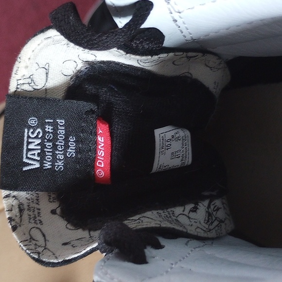 Van x Disney SK8 Hi Mickey Plane Crazy High Top Sneakers Size 8.5 men 10 women - Picture 8 of 8